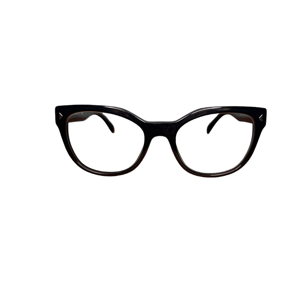 Prada VPR21S Black Acetate Eyeglasses
Made in Italy cat eye